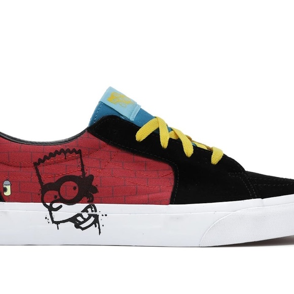 Used once Vans x Simpsons El Barto SK8 Low animated - Picture 2 of 8
